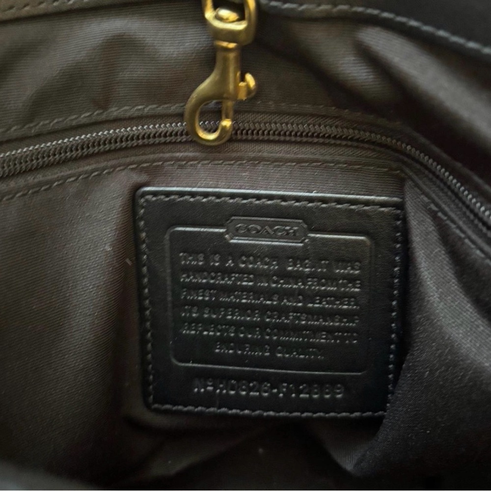 Vintage Y2K Coach Signature Legacy Tote Bag - Picture 3 of 5
